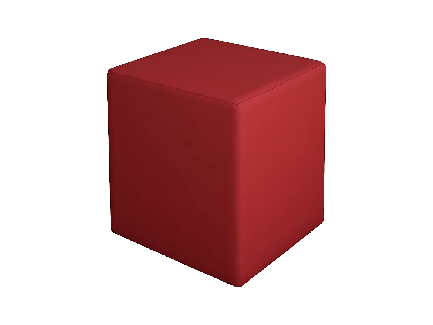 Pouf Milena, Rouge, 34x34x37 cm, EPIKASA