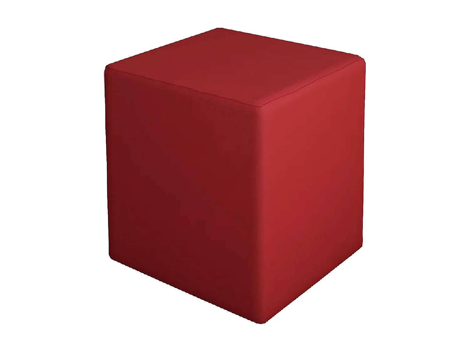 Pouf Milena, Rouge, 34x34x37 cm, EPIKASA