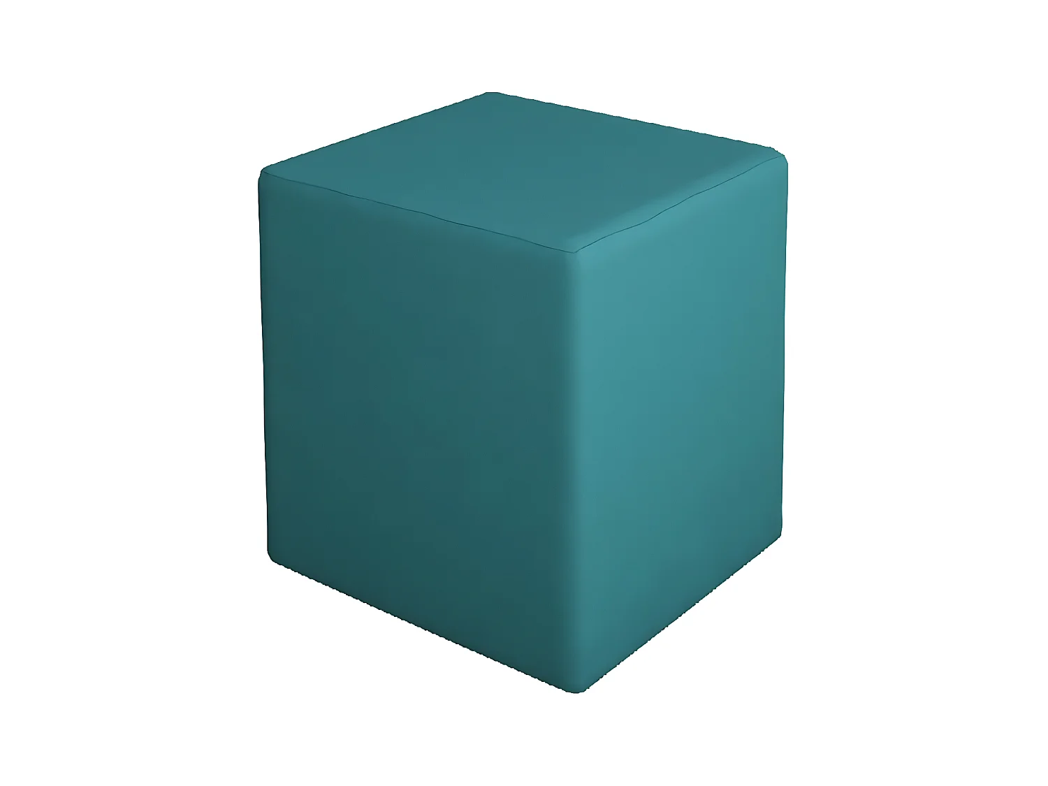 Pouf Milena, Bleu Azur, 34x34x37 cm, EPIKASA