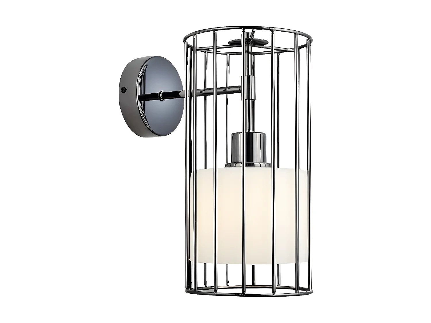 Applique Brianza, Gris, 15x25x30 cm, EPIKASA