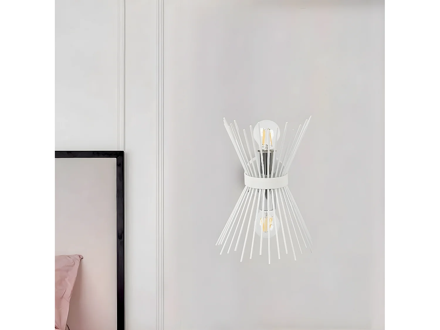 Wandlamp Belluno - Wit - 22x15x32 cm - EPIKASA