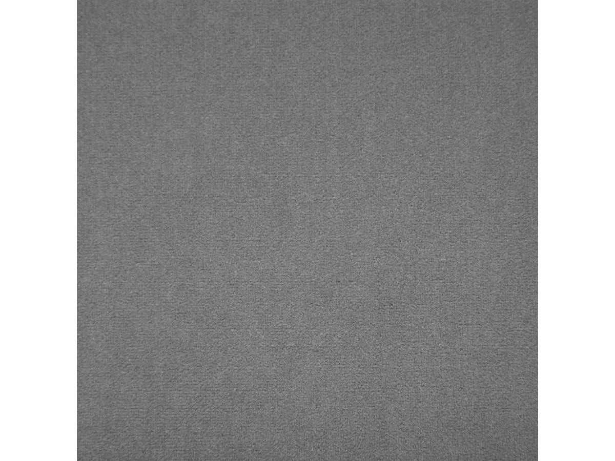 Banc d'assise en velours coloris gris foncé - L. 98  x P. 50  x H. 35  cm