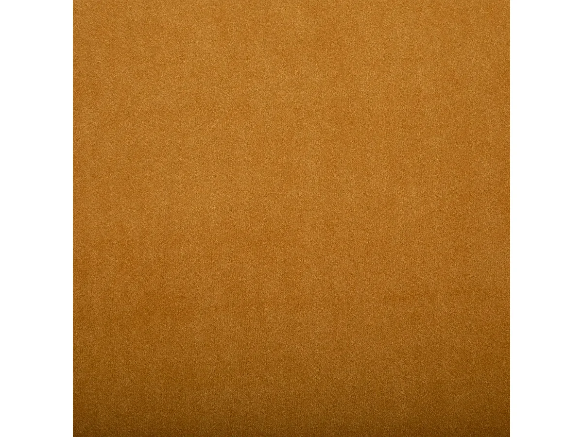 Fauteuil en velours coloris Ocre - longueur 76  x Profondeur 67 x Hauteur 73  cm