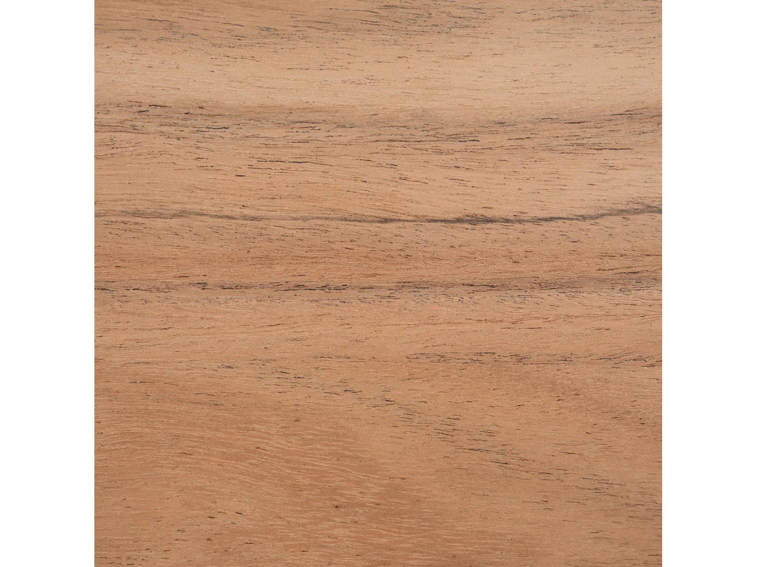 Table console en bois d'acacia coloris naturel avec 2 portes et 4 tiroirs