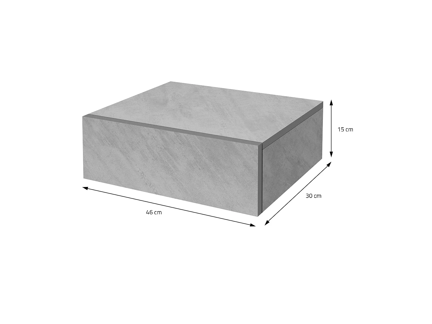 Comodino Appeso Cassettiera Comodino Appeso con Cassetto