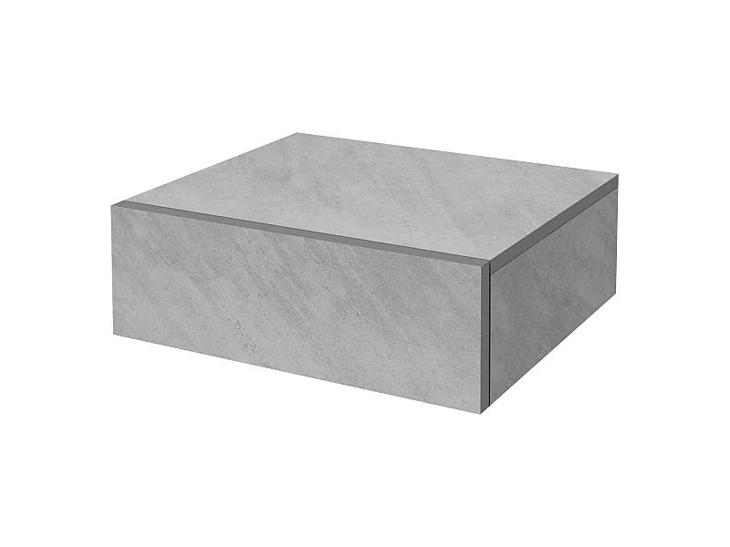 Table de nuit suspendue Commode de chevet Armoire de chevet suspendue avec tiroi