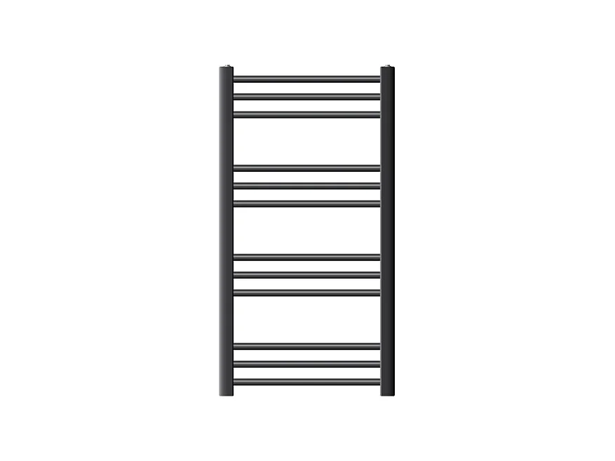 Radiateur Design Sahara, 500 x 800 mm, Anthracite, Connexion Latéral, Forme Droit