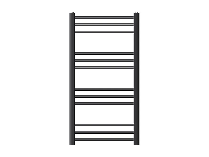 Radiateur Design Sahara, 500 x 800 mm, Anthracite, Connexion Latéral, Forme Droit