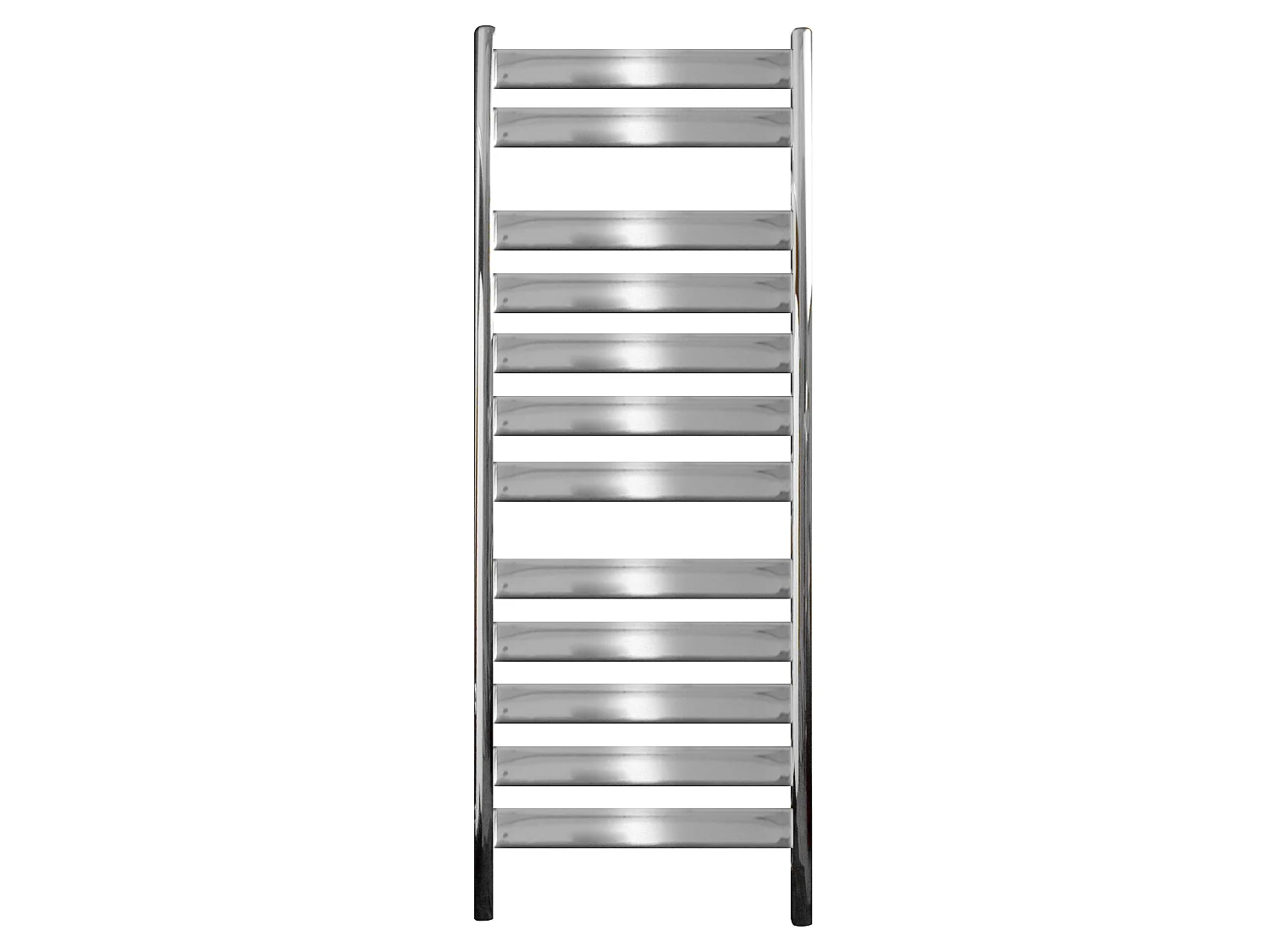 Radiateur Tharr de salle de bain chromé chauffage design moderne 500x950 mm