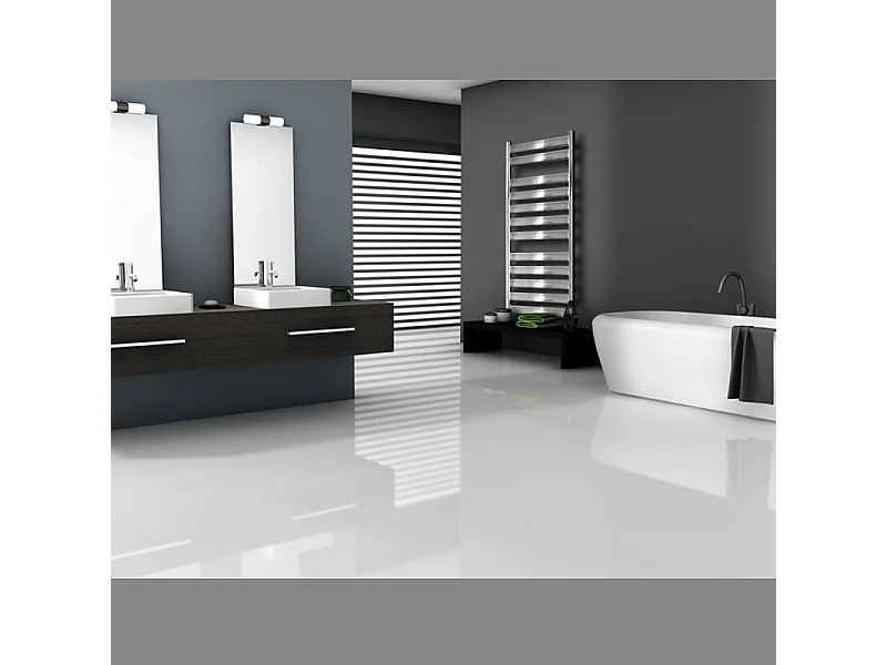 Radiateur Tharr de salle de bain chromé chauffage design moderne 500x950 mm