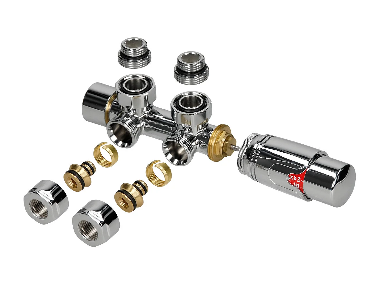 Radiatore da bagno non elettrico, 750 x 1800 mm, antracite, attacco centrale