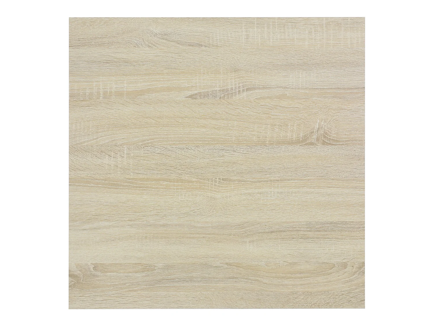 Tavolo da salotto caffè design moderno in MDF rovere e telaio bianco 65x65x40 cm