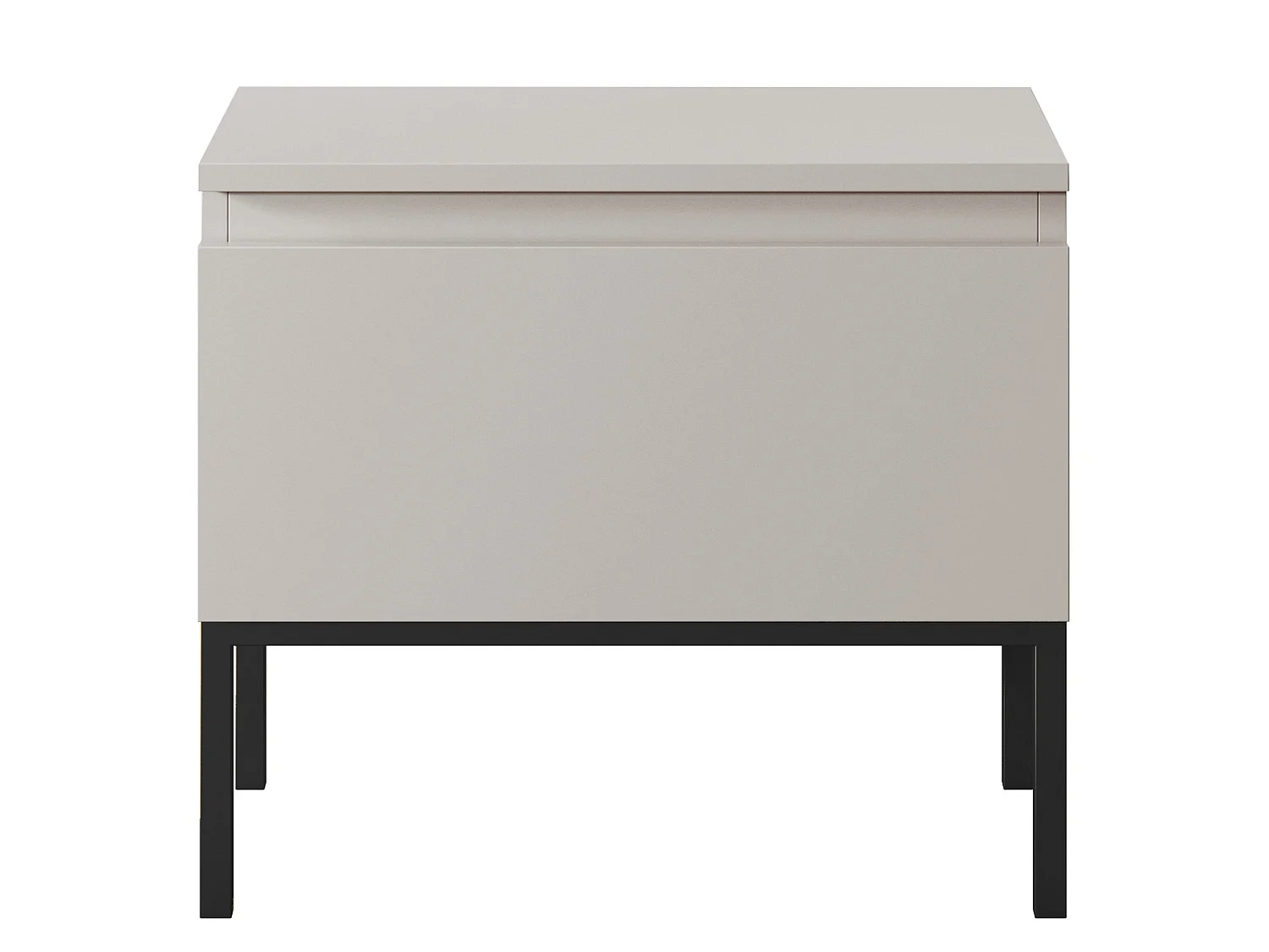 Nachttisch - Taupe (Grau-Beige) - Bemmi