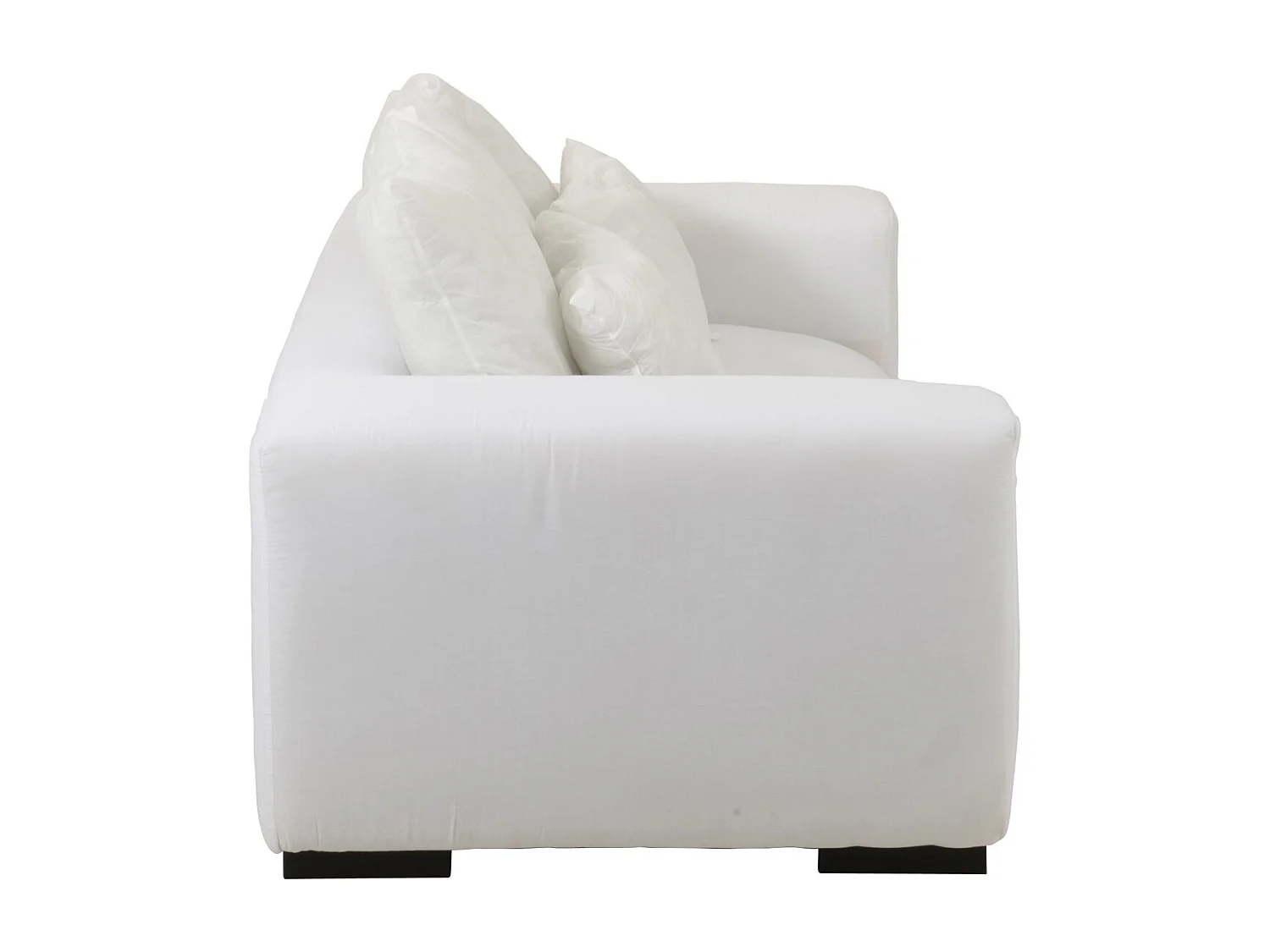 Canapé Design 5 Coussins "Monaco" 217cm Blanc