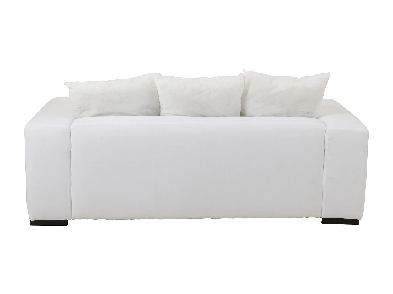 Canapé Design 5 Coussins "Monaco" 217cm Blanc