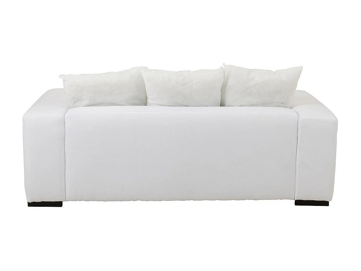 Canapé Design 5 Coussins "Monaco" 217cm Blanc