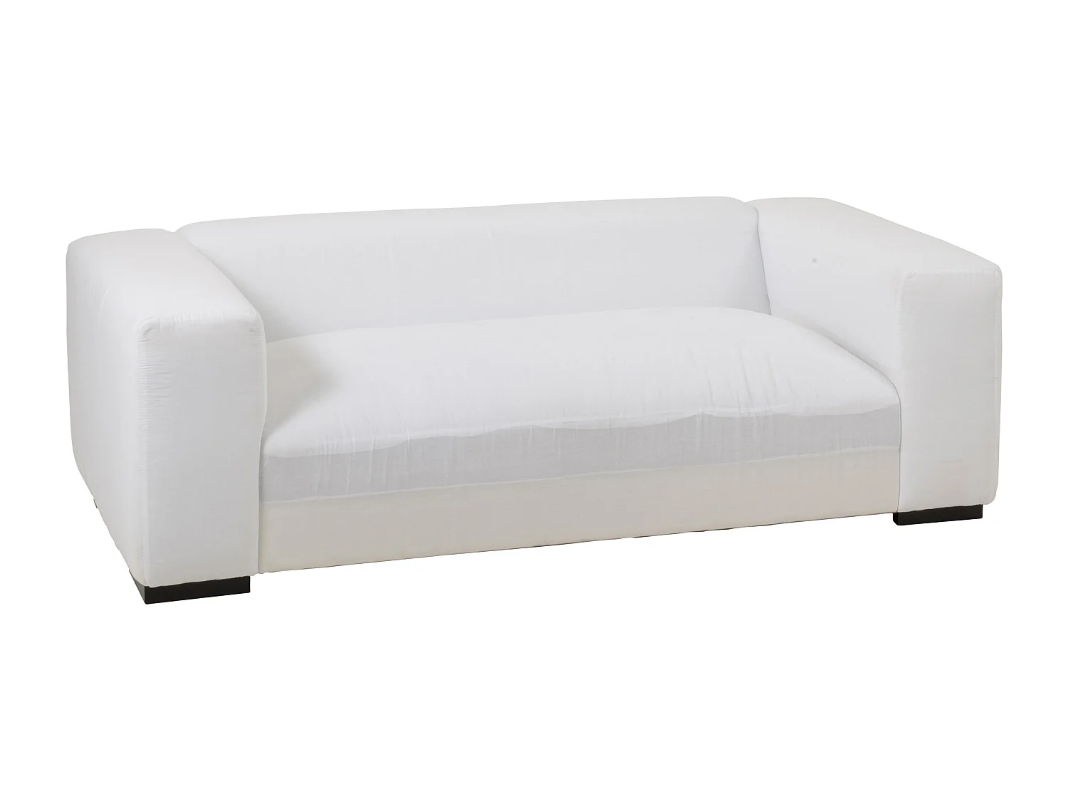Canapé Design 5 Coussins "Monaco" 217cm Blanc