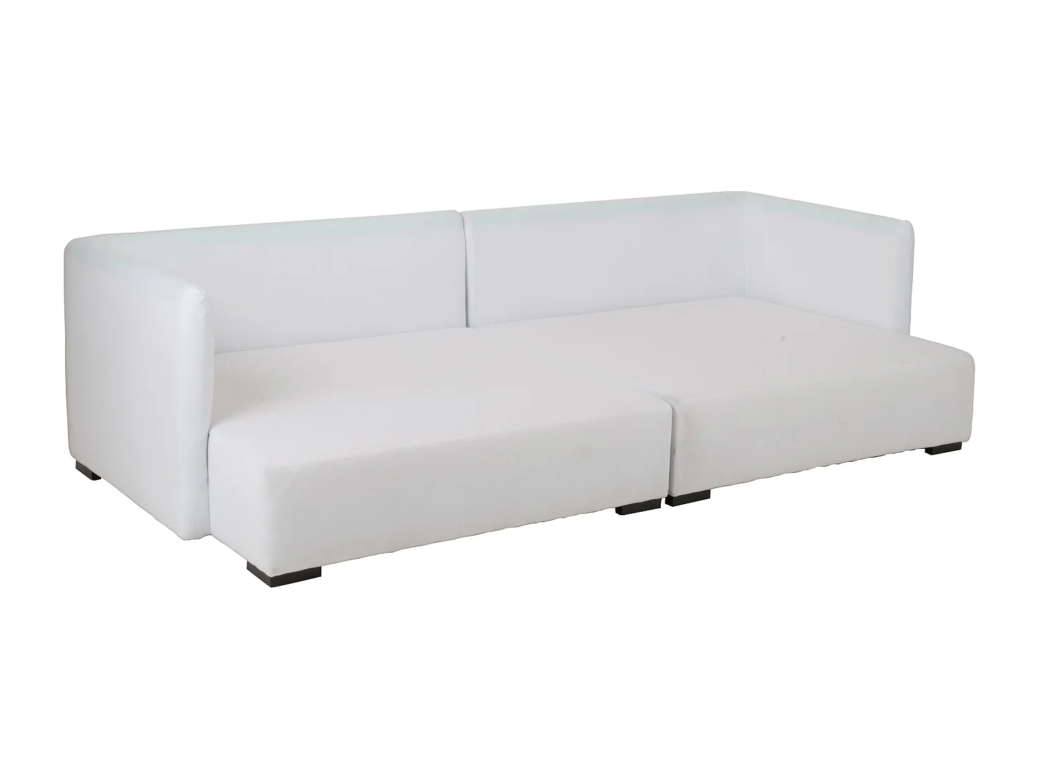 Canapé Design 11 Coussins "Beach" 292cm Blanc