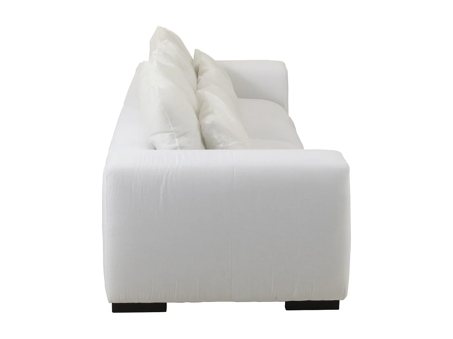 Canapé Design 9 Coussins "Monaco" 330cm Blanc