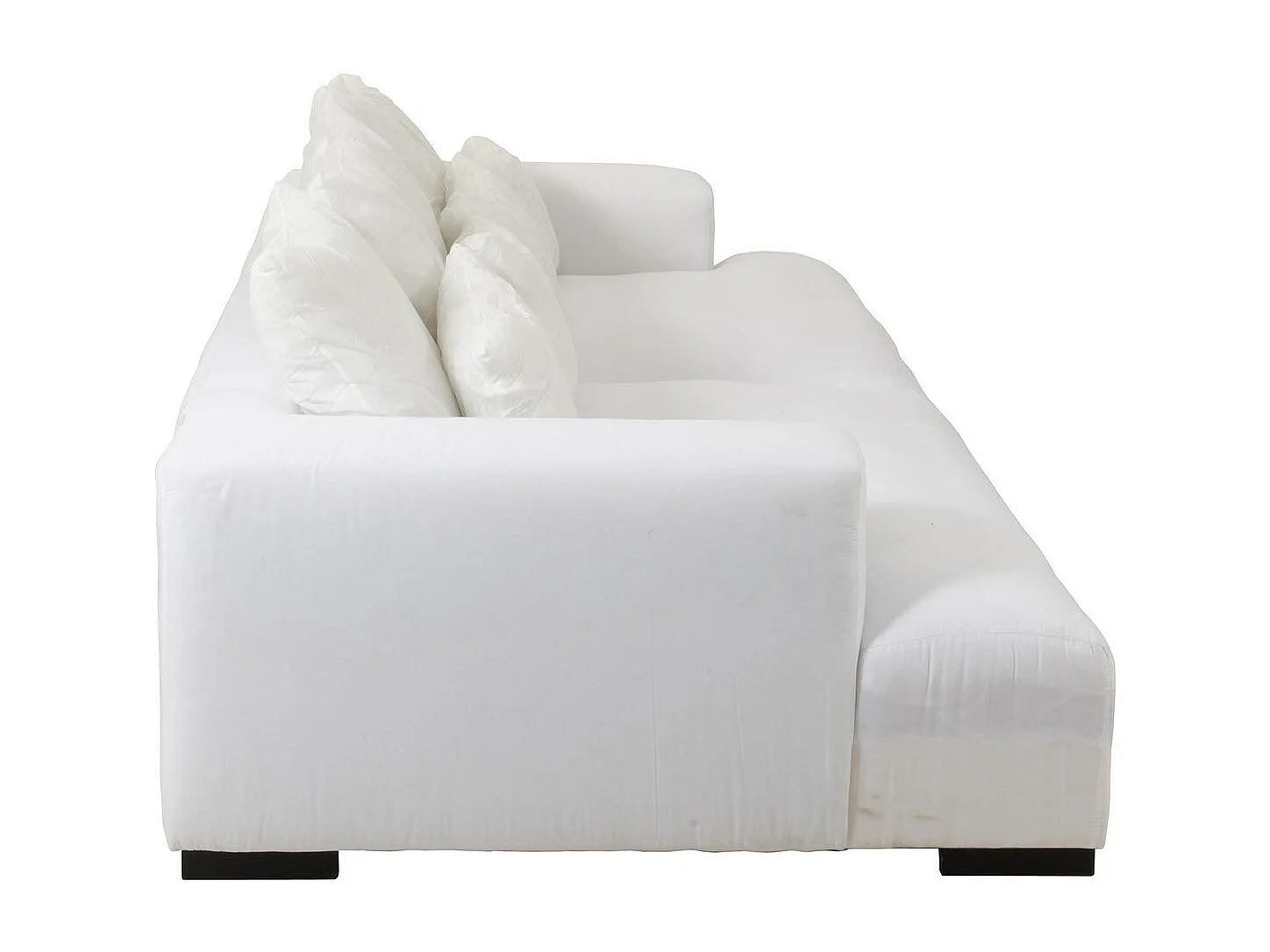 Canapé Design 9 Coussins "Monaco" 330cm Blanc
