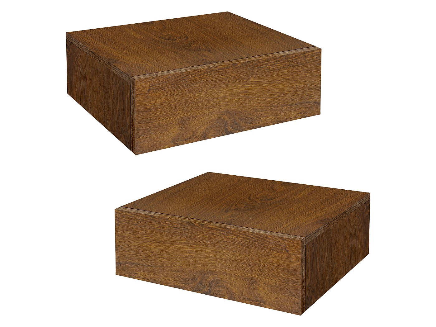GIANTEX Set Di 2 Comodini In Legno 3 Ripiani – 40x40x61 Cm – Piccoli Tavolini Per Soggiorno E Camera Da Letto