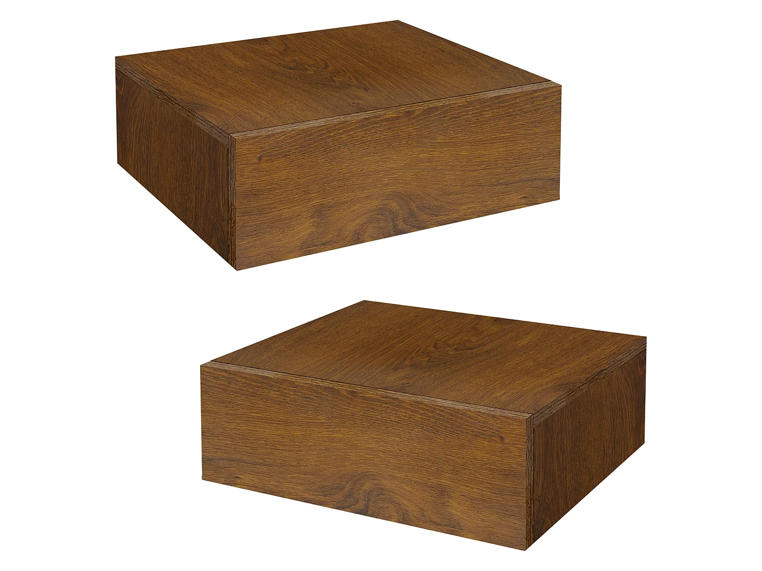 Set di 2 comodini appesi Comodino Comodino con cassetto