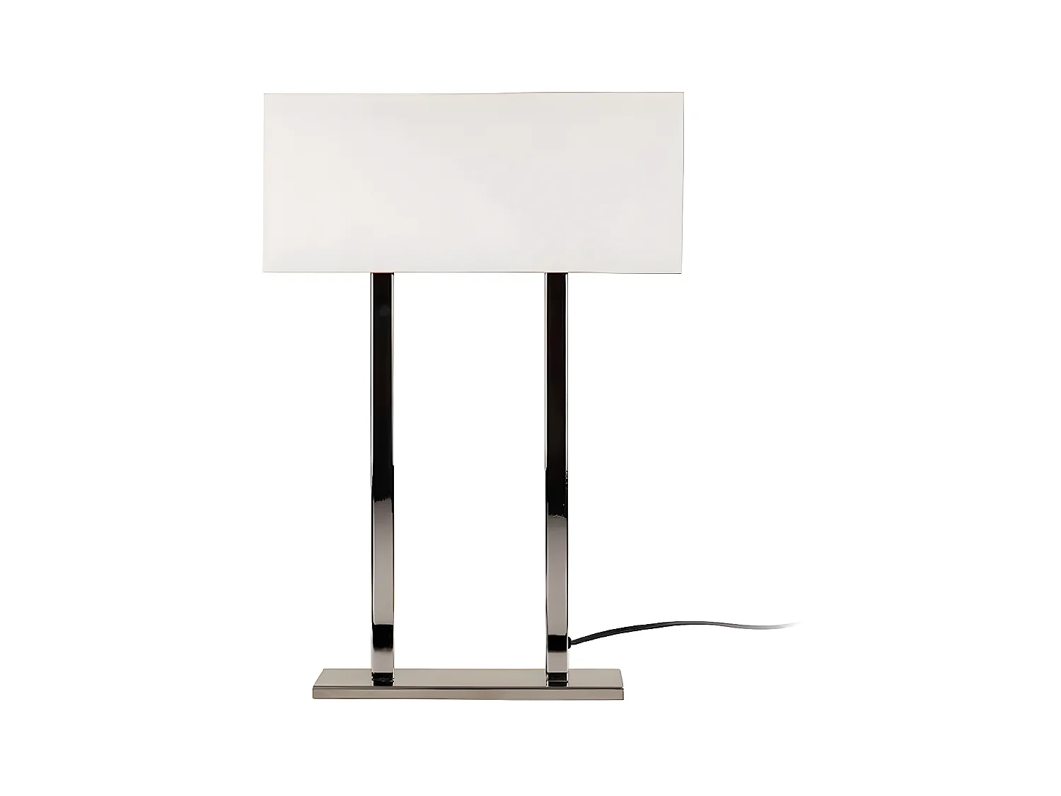 Lampe à Poser Vicenza, Chrome, 35x15x52 cm, EPIKASA