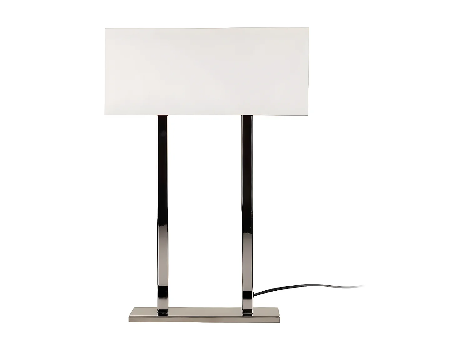 Lampe à Poser Vicenza, Chrome, 35x15x52 cm, EPIKASA