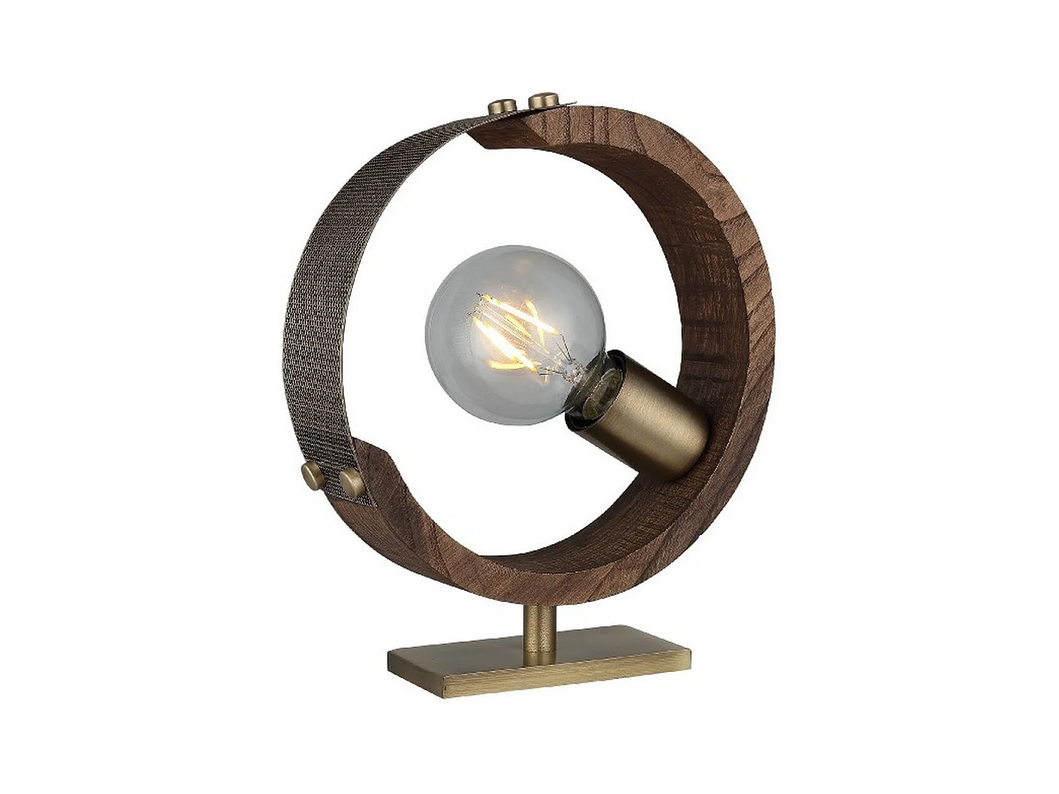 Lamp à Poser Monza, Bois, 6x22x25 cm, EPIKASA