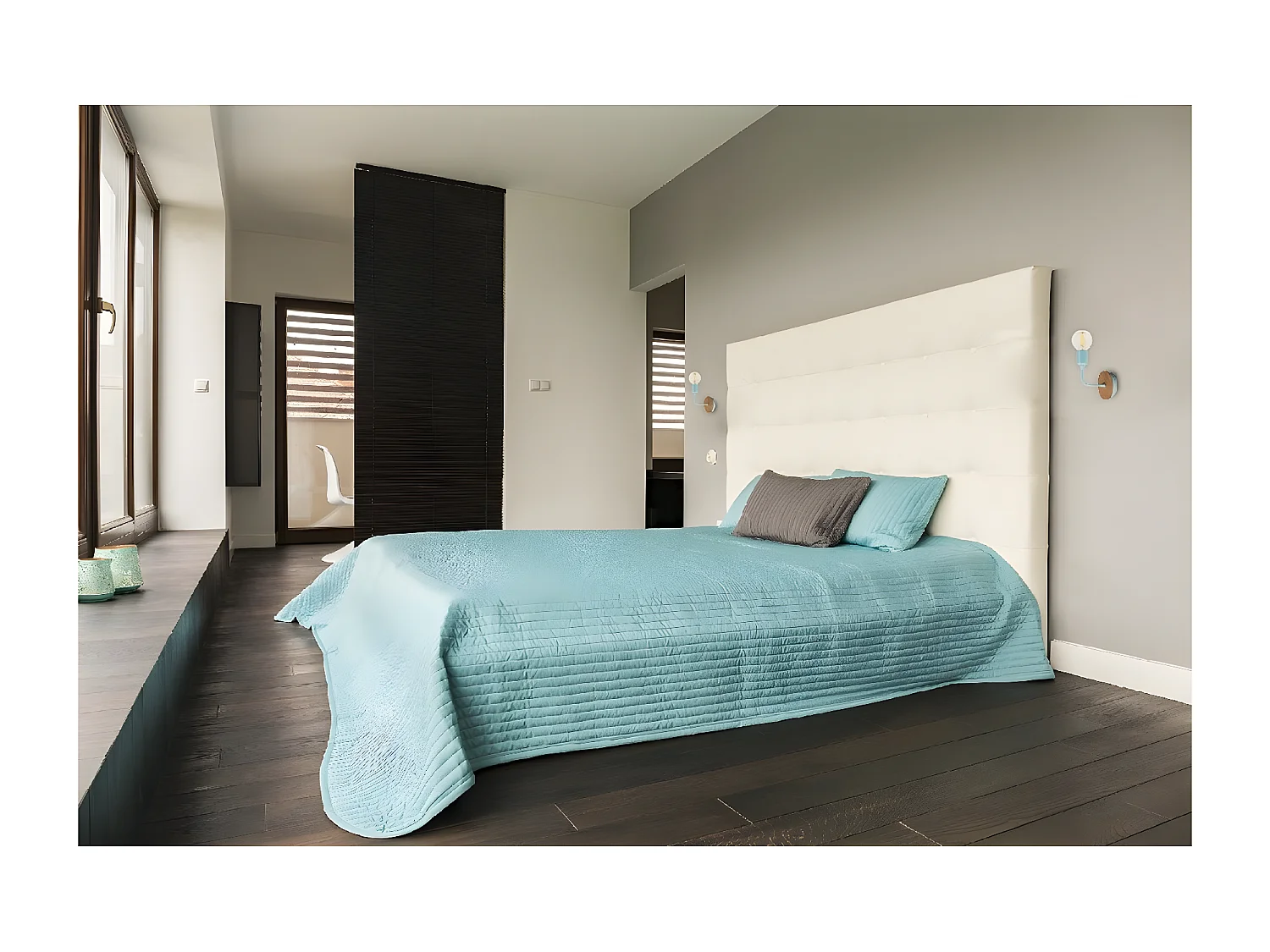 Applique Terni, Bleu, 12x10x13 cm, EPIKASA