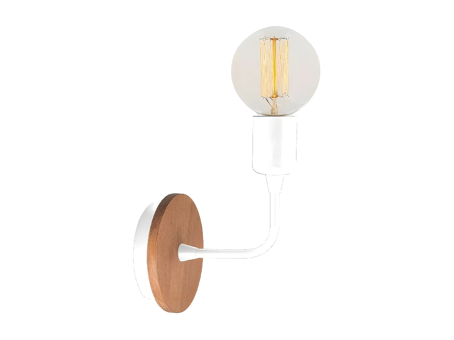 Applique Terni, Blanc, 12x10x13 cm, EPIKASA