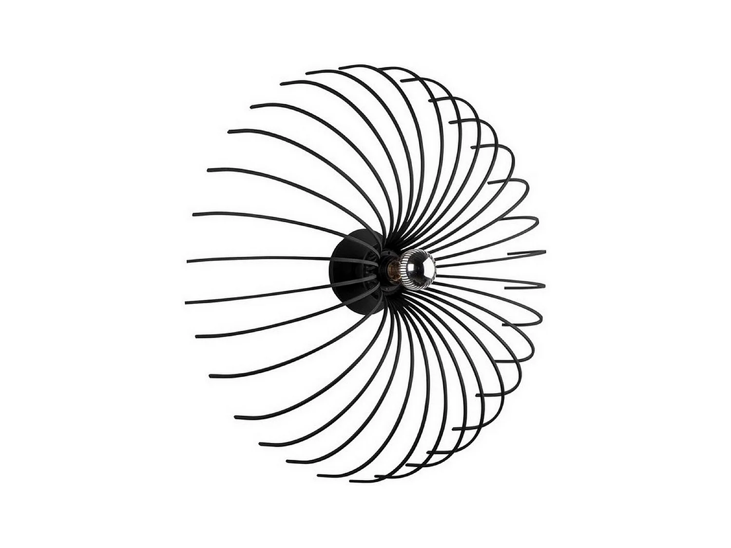 Wandlamp Carrara - Zwart - 56x56x16 cm - EPIKASA