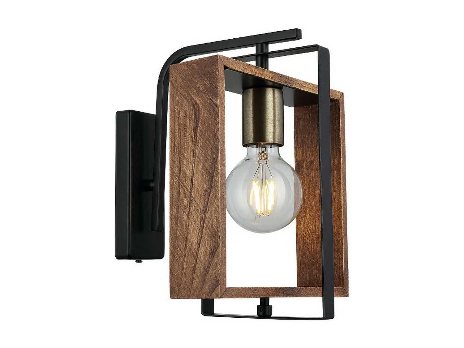 Applique Lecco, Bois, 24x22x29 cm, EPIKASA