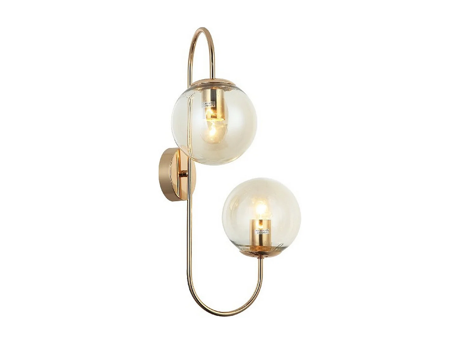 Wandlamp Aosta - Goud - 34x21x53 cm - EPIKASA