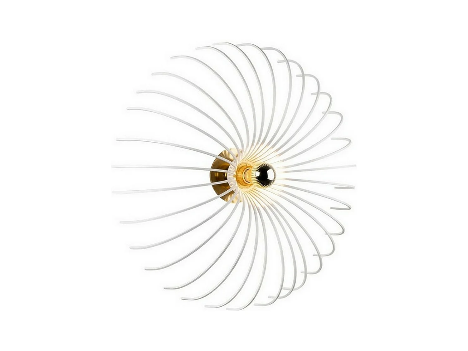 Applique Carrara, Blanc, 56x56x16 cm, EPIKASA