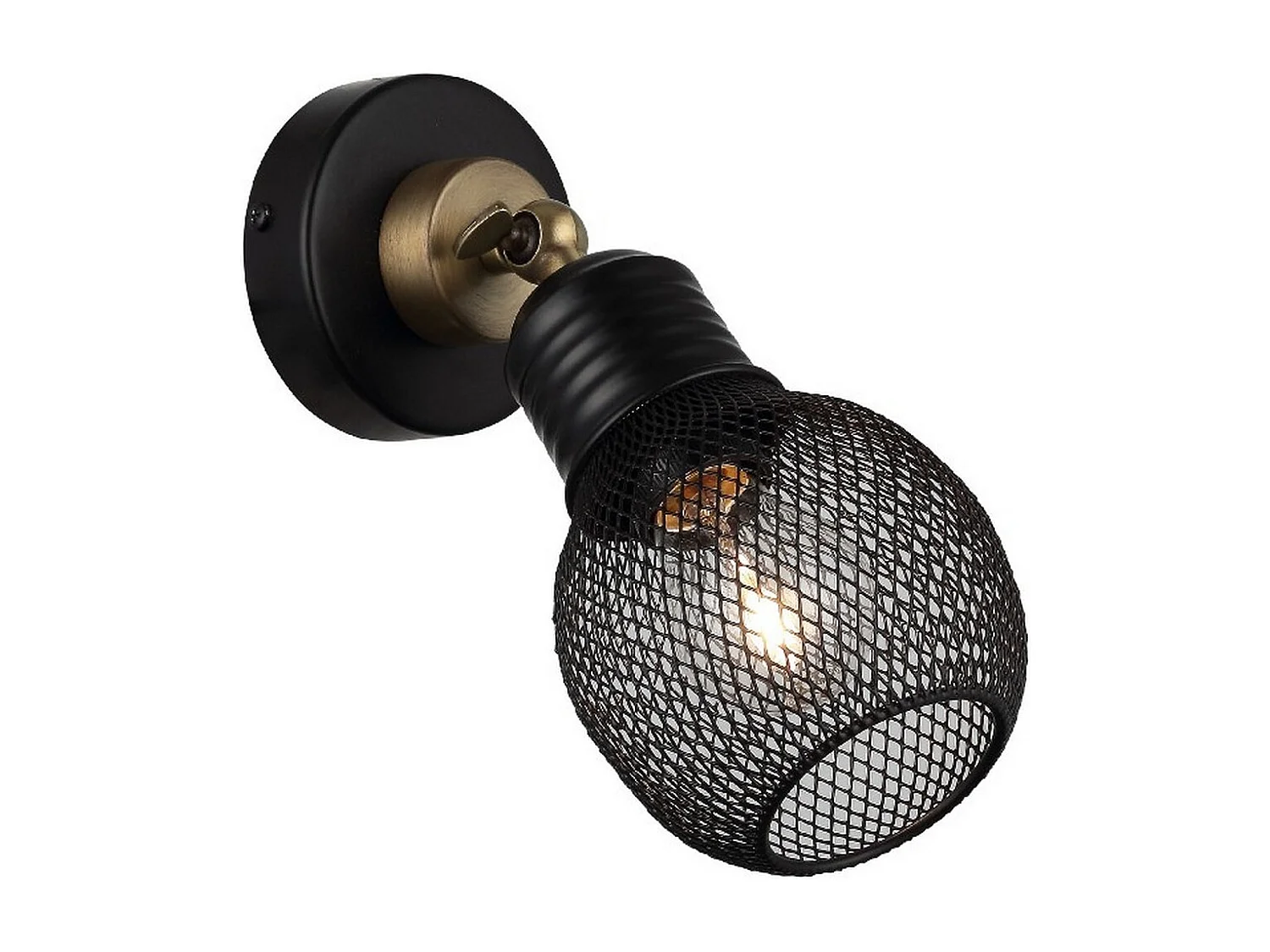 Spot d'Intérieur Piacenza, Noir, 15x12x25 cm, EPIKASA