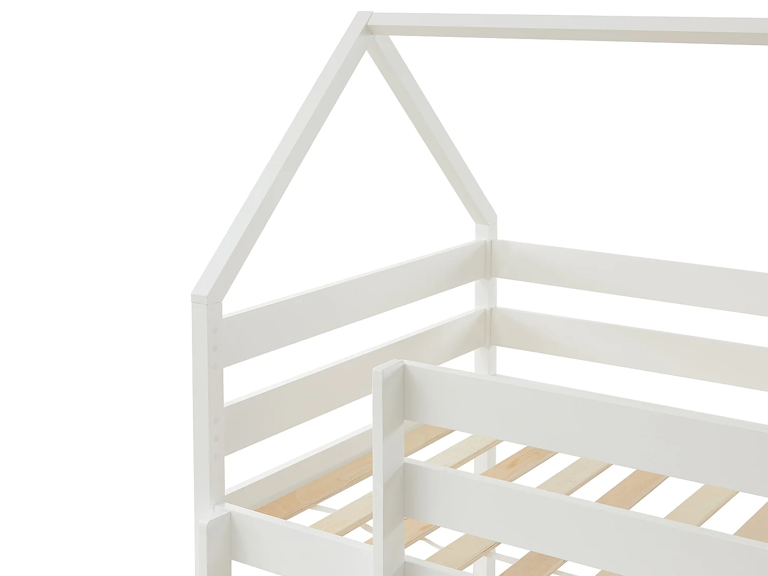 Beliche cabana de 2 x 90 x 190 cm com 2 gavetas em pinho cor branco - CHORI