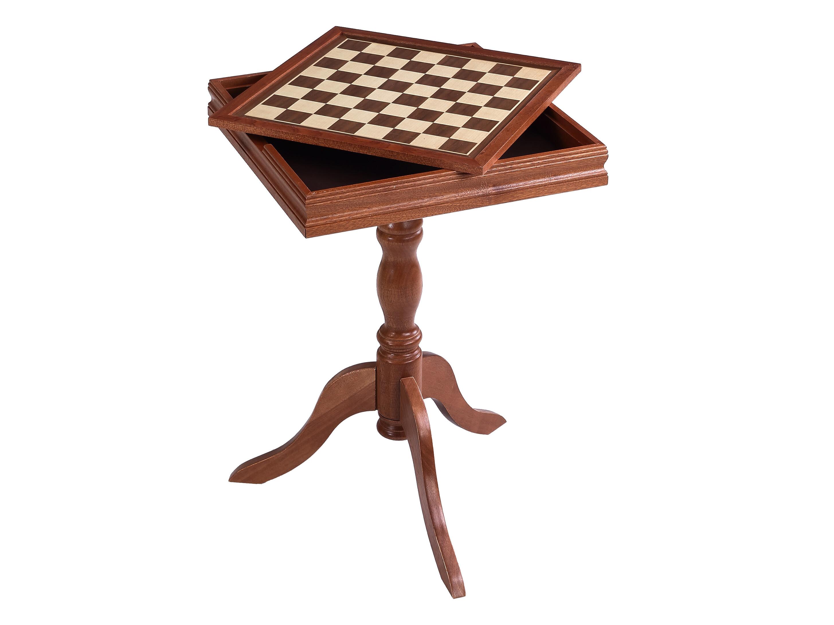 Mesa De Ajedrez Gigante Damas Y Backgammon Ancho 46 X Prof 46 X Alt