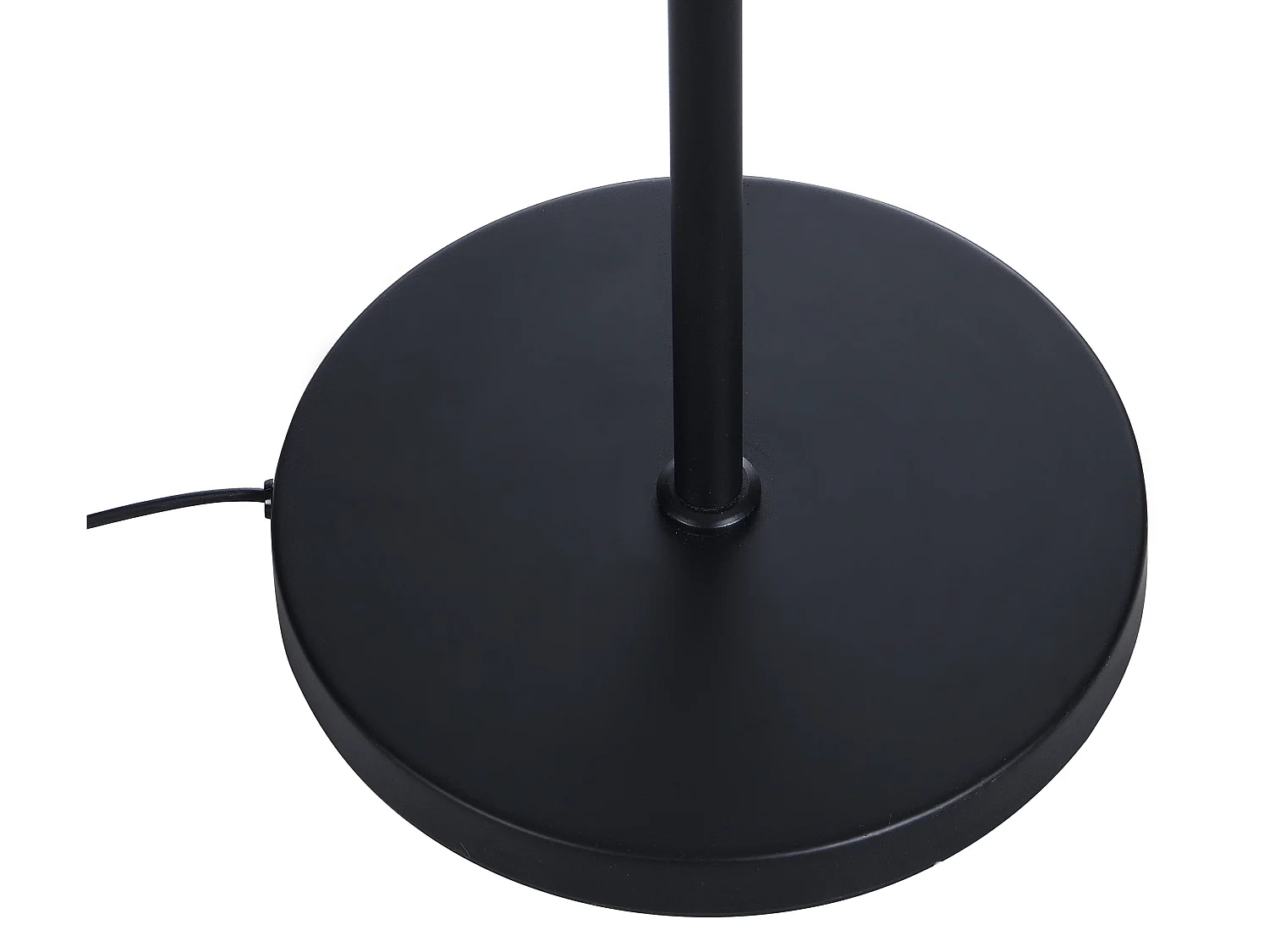 Staande lamp etnische stijl van bamboe en zwart metaal - D 40 cm x H 157,5 cm - PARANA