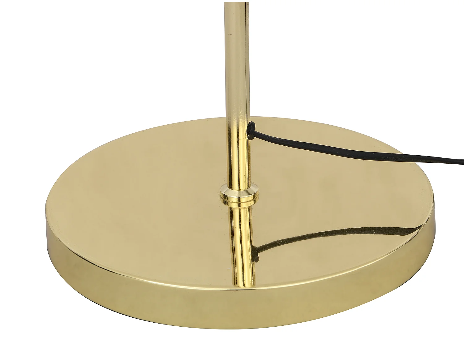 Lampadaire vintage effet laiton - D. 30 x H. 149 cm - Doré -  ONTARIO