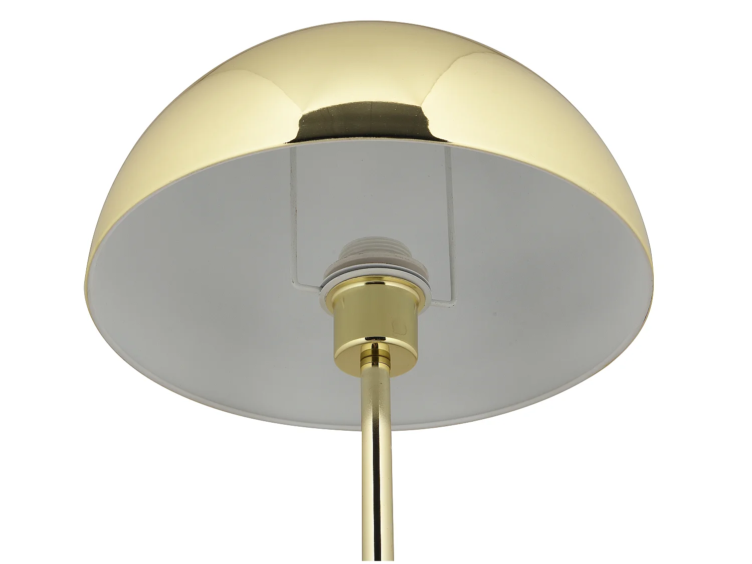 Lampadaire vintage effet laiton - D. 30 x H. 149 cm - Doré -  ONTARIO