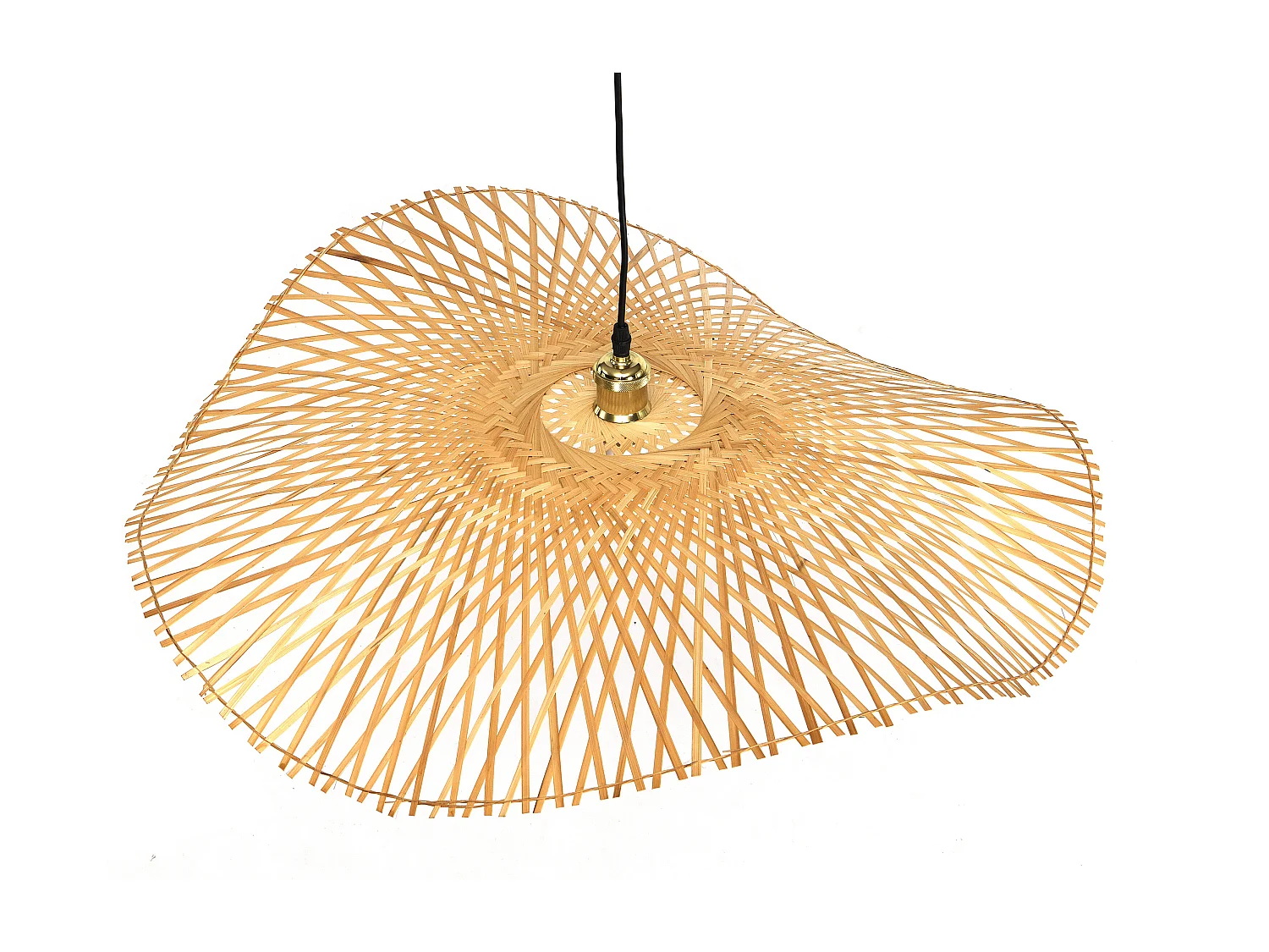 Suspension en bambou - D.80 x H.120 cm - Naturel clair - JURUA
