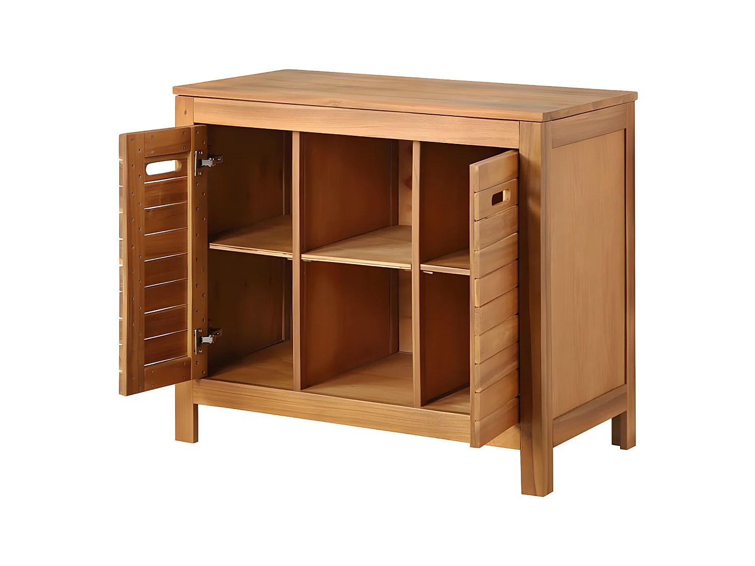 Waschbeckenunterschrank - Akazienholz - 90 cm - PULUKAN
