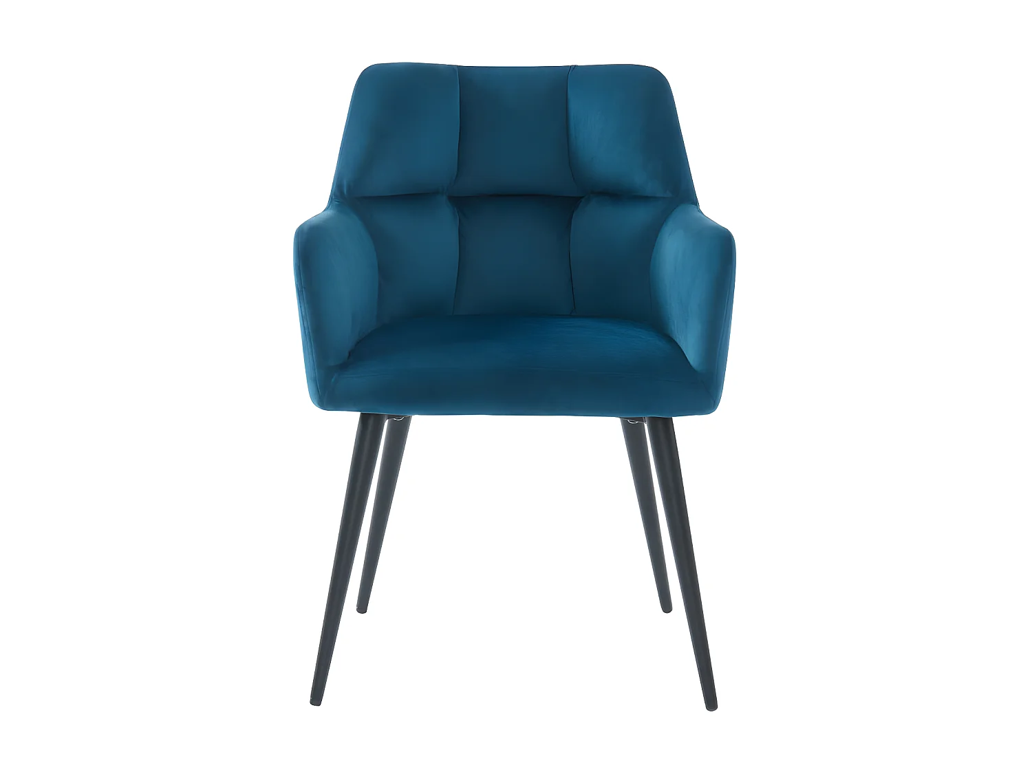 Ensemble table TALICIA + 4 Chaises PEGA - Blanc et bleu