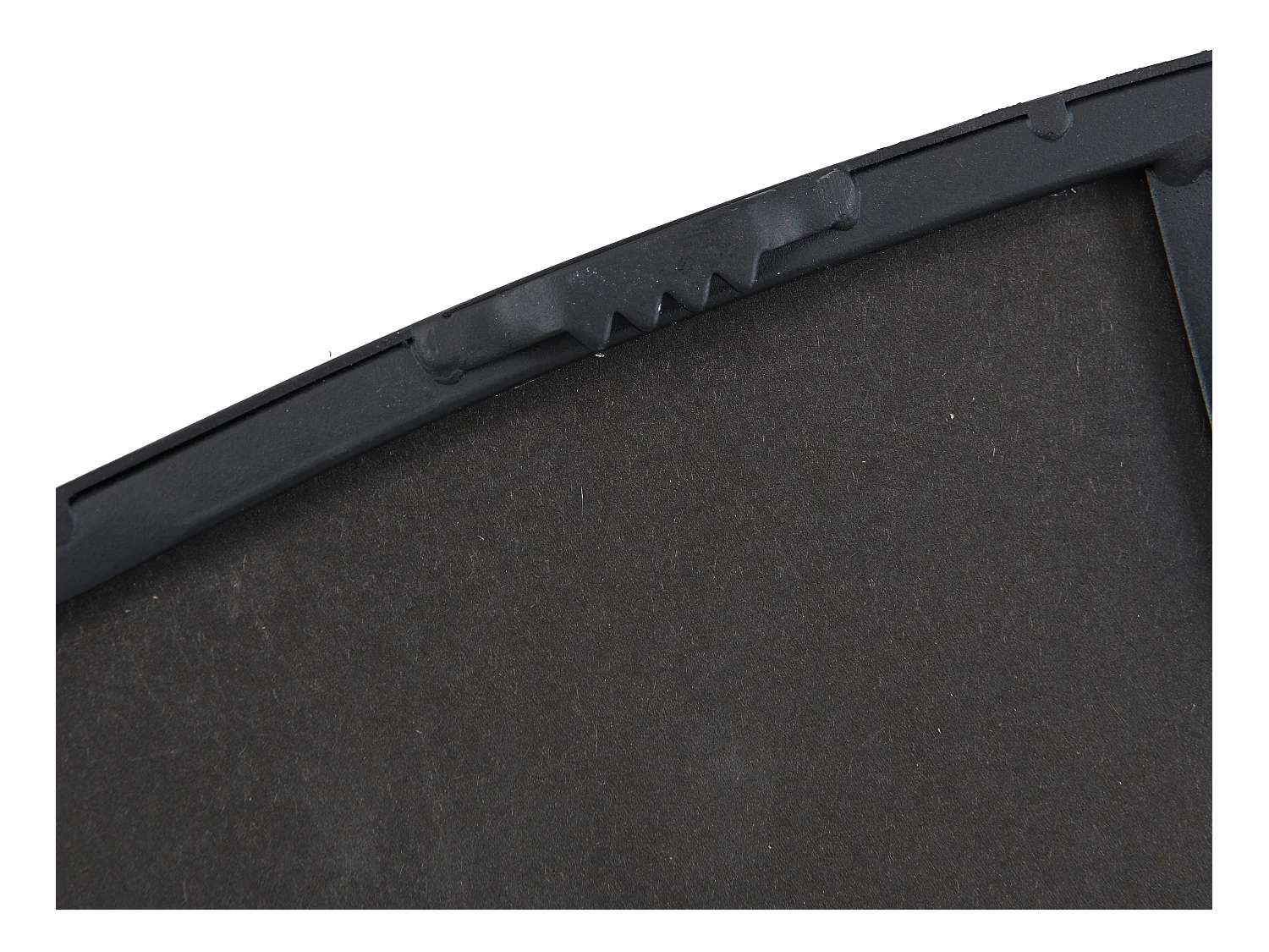 Espejo orgánico de metal - Ancho 72 x Alt. 35 cm - Negro - MANAROLA