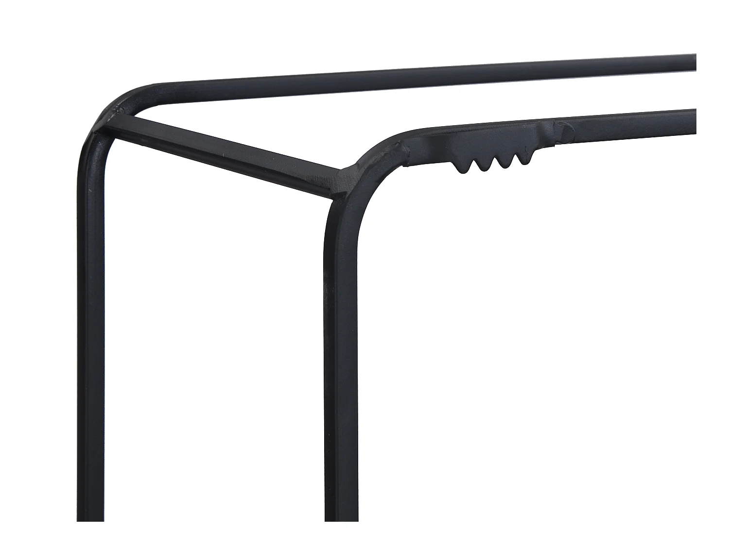 Rek - 5 plankjes - Metaal - Zwart - ASUNTA