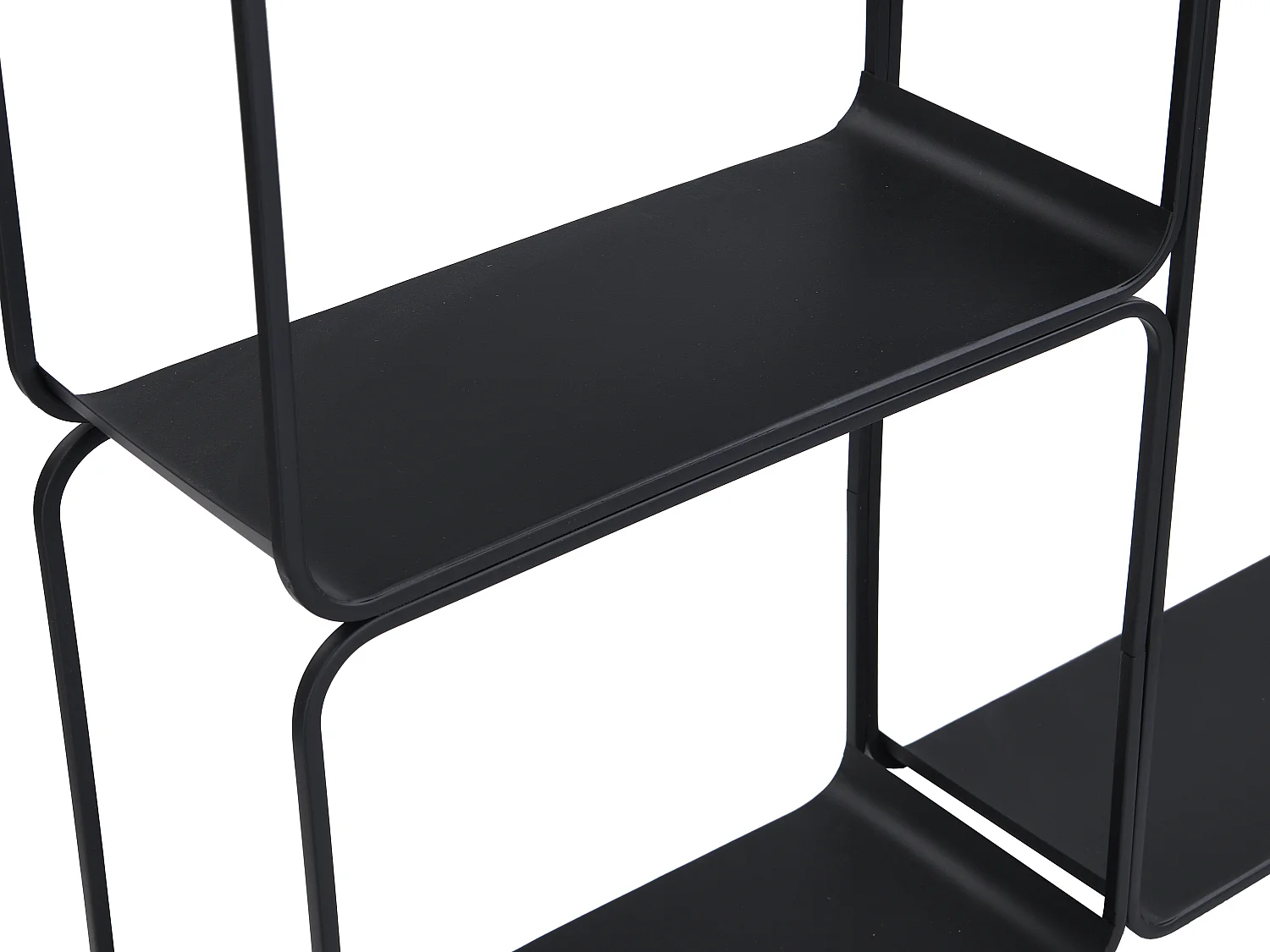 Etagère - 5 tablettes - Métal - Noir - ASUNTA