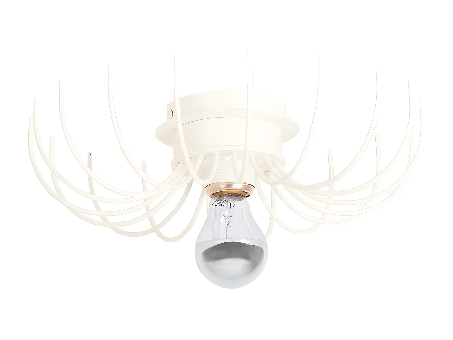 Lampada a Parete Carrara, Bianco, 32x32x10 cm, EPIKASA