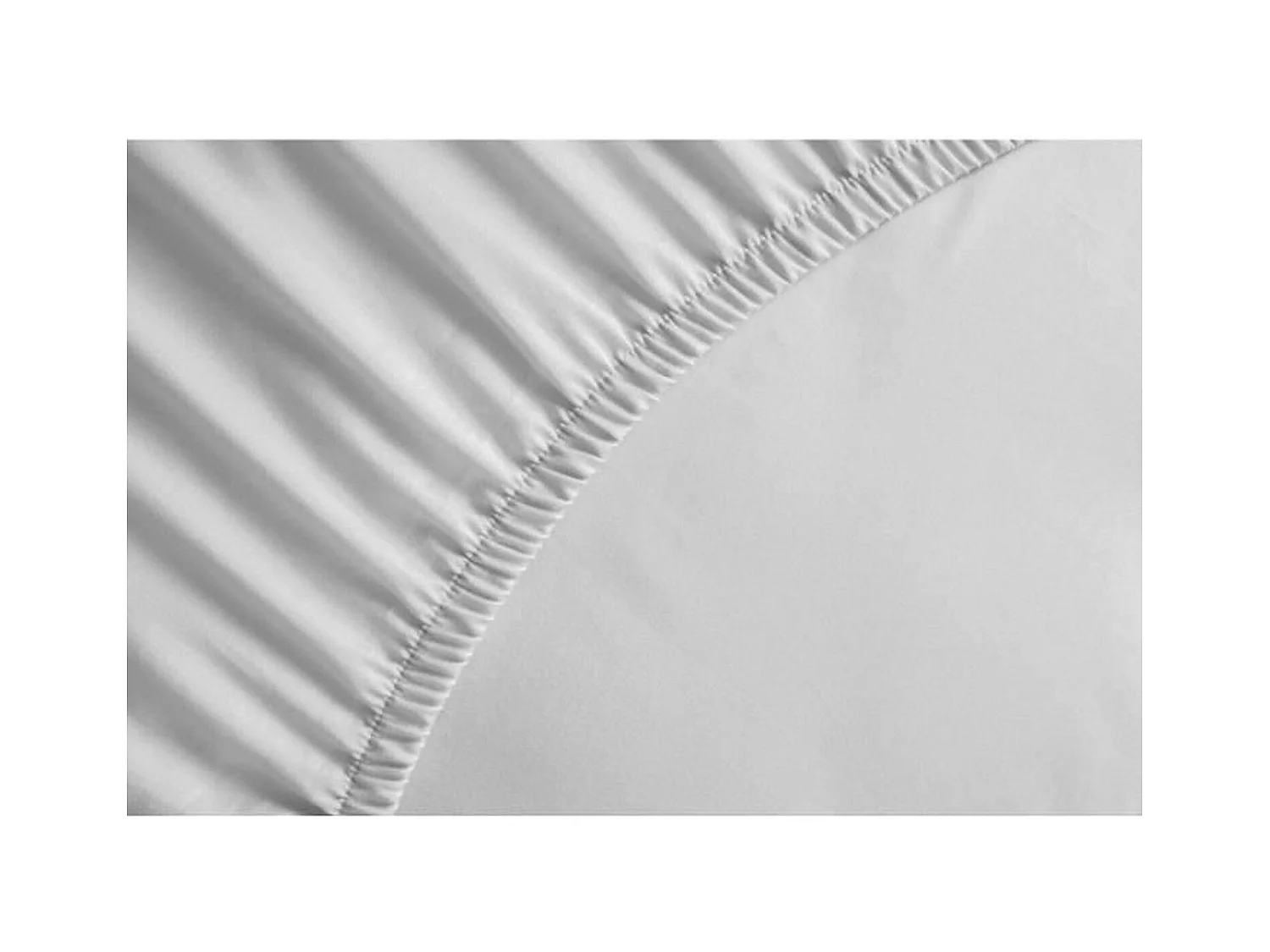 Spannbettlaken Weiß 100% Baumwolle 90x190x25 cm - OEKO-TEX Zertifiziert