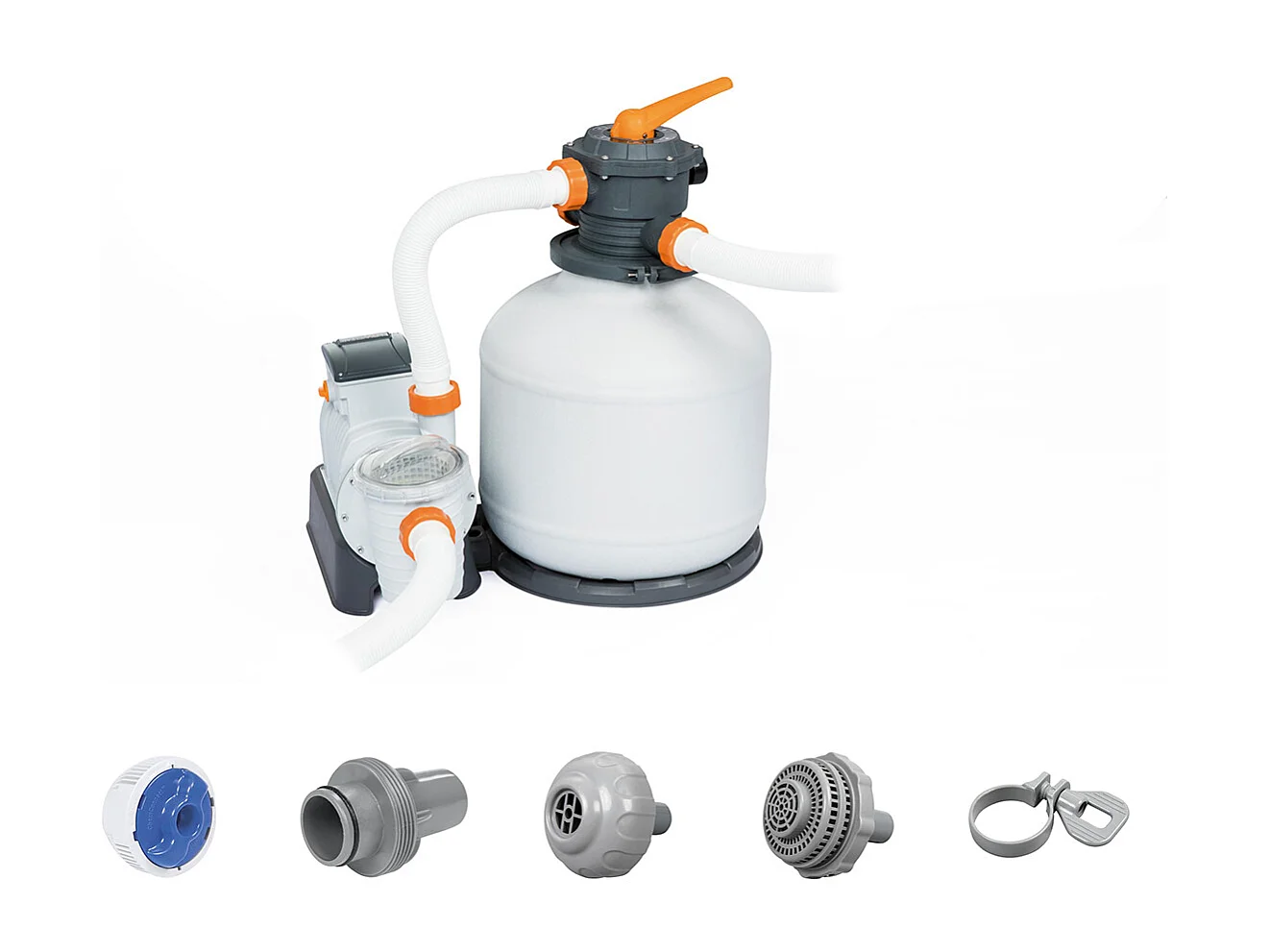 Pompa Filtro a Sabbia per Piscine Fuori Terra Bestway di 11.355 litri/ora Connessione 38mm